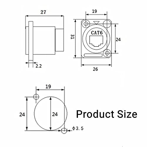 Coupleur RJ45 CAT6 étanche idéal pour interconnecter vos équipements multimédia - 5