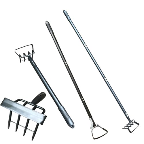 Outil de désherbage à double tête et ensemble de fourchettes à creuser de 160 cm - 6