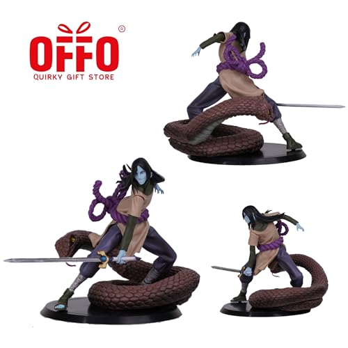 Image of Offo Naru-to Anime Orochimaru Action Figure| Lightweight and Attractive Durable Toy Figures for Home Decors Office Desk and Study Table