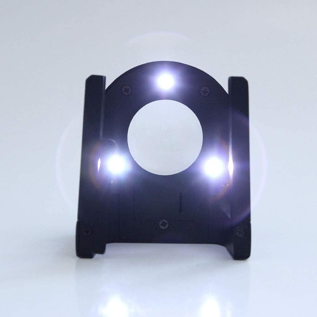 Lente d'Ingrandimento 30X con Lente in Vetro Ottico a LED per Anziani, Lettura, identificazione, Lente d'Ingrandimento HD con Luce a LED, Interessante