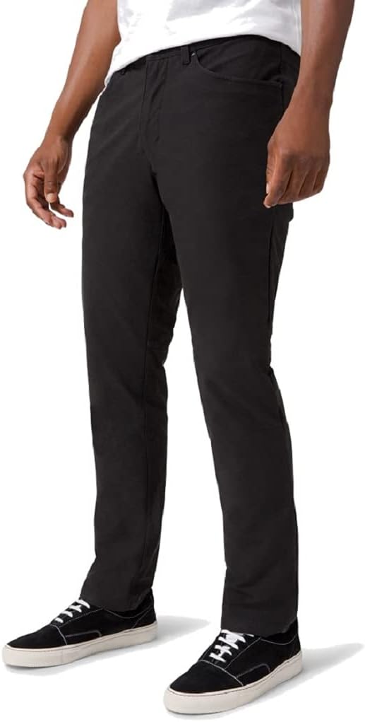 Lululemon Athletica Mens ABC Pant Slim Black Dominican Republic Ubuy