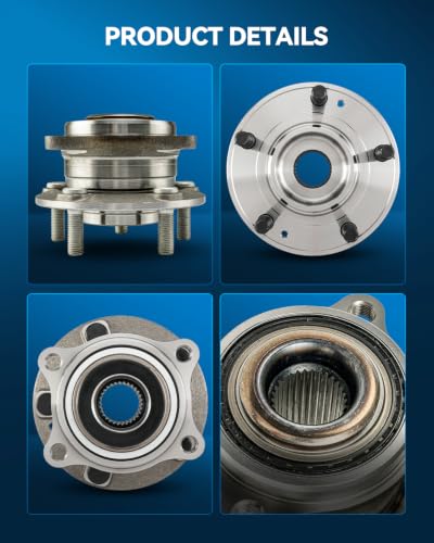 Image of PHILTOP 513374 x2 Front Wheel Bearing Hub Assembly for Hyundai Sonata