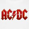 Spreadshirt AC/DC Classic Logo with Lightning Bolt Men's T-Shirt, 4XL, White #2