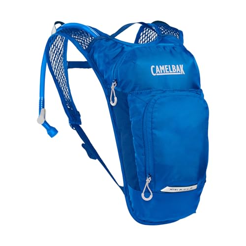 CamelBak Mini M.U.L.E. Kids Hydration Backpack for Hiking and Biking - 50oz, Blue