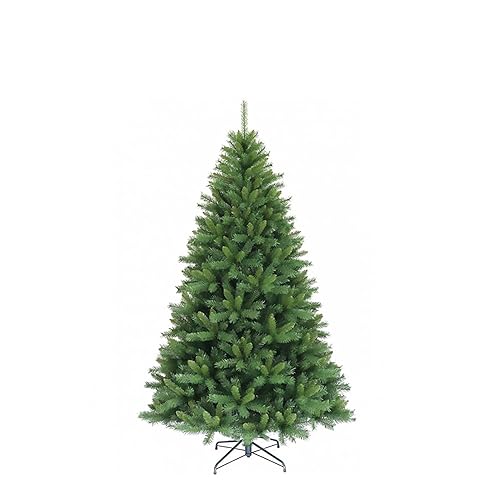 Chantal Albero di Natale Realistico, Artificiale in PVC, Base in Metallo, Apertura ad Ombrello (Altezza 150 cm, 392 rami, diametro max 50 cm)