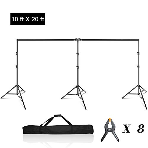 Emart Photo Video Studio 20 ft Wide 10 ft Tall Adjustable Heavy Duty