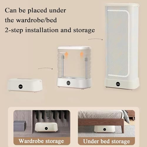 Sèche-linge portable multifonctionnel avec séchage rapide 1000W - 8