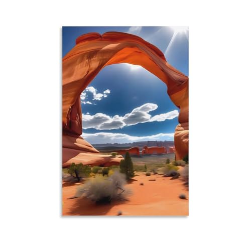 Arches parc national art mural poster moderne sur toile décoration maison