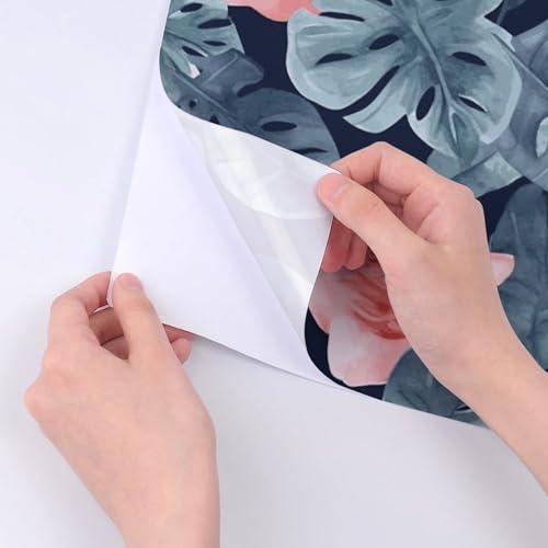 Autocollants aquarelle Monstera imperméables pour gourde et PC - 4