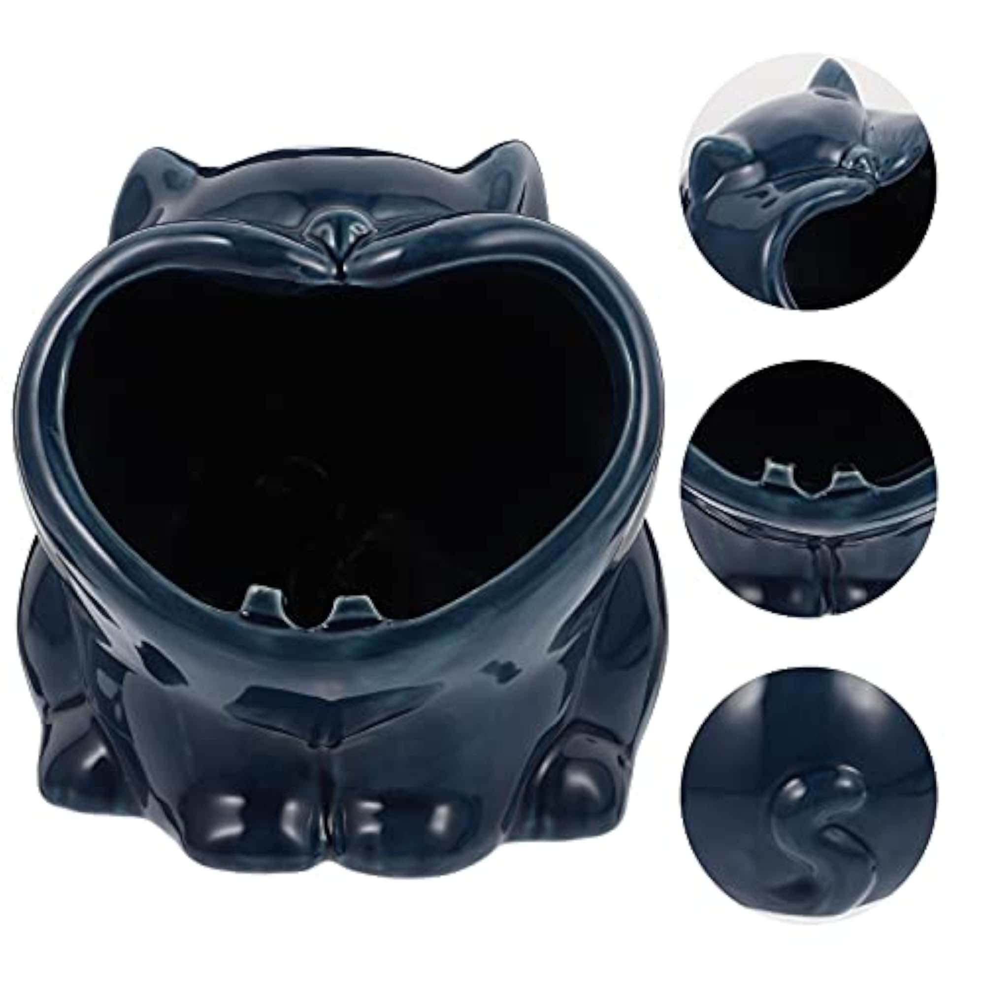 Creative Cat Shape Ashtray with Lid, Home Decor