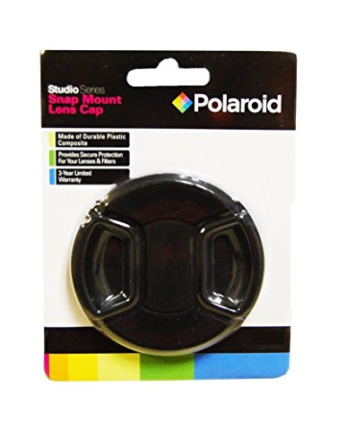 Polaroid Studio Series Snap Mount Lens Cap For The Canon Digital Eos Rebel Sl1 (100D), T5I (700D), T5 (1200D), T4I (650D), T3 (1100D), T3I (600D), T1I (500D), T2I (550D), Xsi (450D), Xs (1000D), Xti (400D), Xt (350D), 1D C, 70D, 60D, 60Da, 50D, 40D, 30D, 20D, 10D, 5D, 1D X, 1D, 5D Mark 2, 5D Mark 3, 7D, 6D Digital Slr Cameras Which Has This(28-135Mm, 15-85Mm, 18-200Mm, 20Mm, 35Mm, 135Mm, 85Mm F/1.2) Canon Lens #TOP26