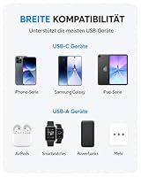 VPSUN USB C Ladegerät Mehrfach,Schnellladegerät 20WPD+10W USB A – Ansicht 5