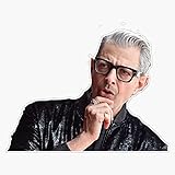 JB Print Jeff Goldblum Vinyl Decal Sticker Car Waterproof Car Decal Bumper Sticker 5"