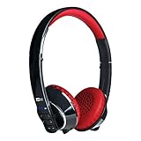 MEE audio Runaway 4.0 Bluetooth Stereo Wireless + Wired Headphones with Microphone (Black/Red)