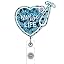 Purple Scrub Life Nurse Badge Reel