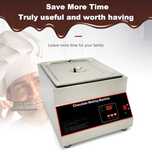 Máquina para fundir chocolate 500W 12kg 4 cilindros acero inox miniatura 5