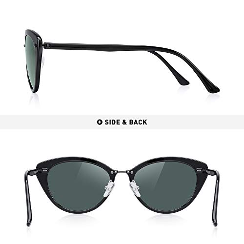 Classic Vintage Narrow Cat Eye Sunglasses for Women Clout Goggles TR90 Frame4