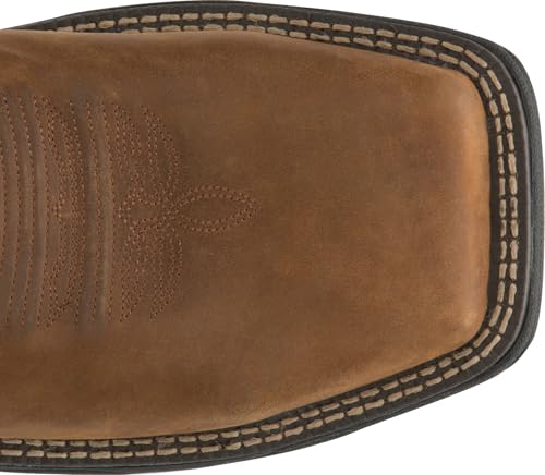 Justin Rush 11" Stampede Waterproof Men's Boots, Square Toe, Non-Leather, Durable Cowhide, Composite Toe Safety Work Footwear3