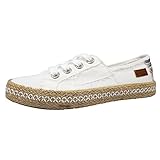 blowfish ballerina Schnürverschluss Blowfish Malibu Damen Buenos Sneaker, White Smoked, 38 EU