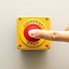 uxcell Lock Key Button On/off Switch Red Mushroom Push Button Station