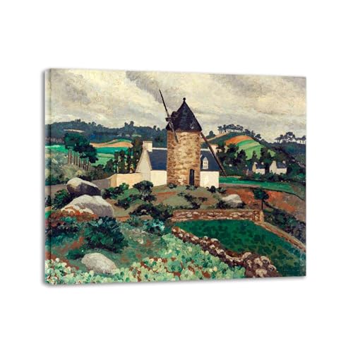 Tableau de paysage breton impression sur toile haut de gamme de 60x50 cm