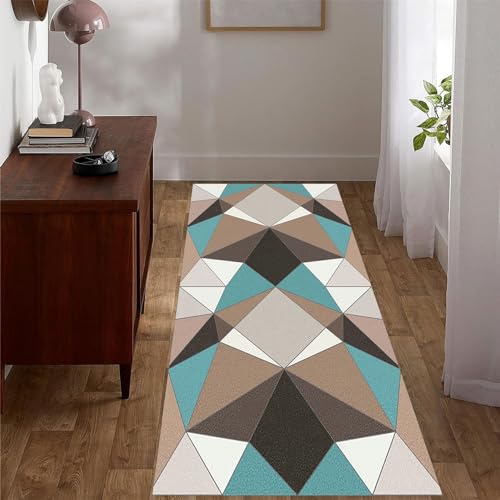 Tapis de couloir long 40x490 cm absorbant et lavable modèle B - 8
