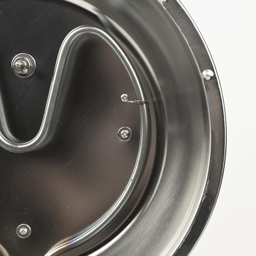 G3 Ferrari G10199 Pizzaofen Pummarola, bis zu 420 °C, 1200W, 2 feuerfeste Steinplatten, Kühle Außenwände, Edelstahl-Palette, Rezeptbuch inklusive, Temperaturanzeige, Gedämpfter Verschluss