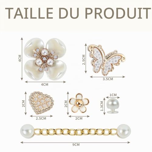 Pins pour Crocs - 24 Pièces Charms Amovibles PVC Accessoires Bijoux de Chaussures Set pour Femme, Fille et Adultes – vue 2