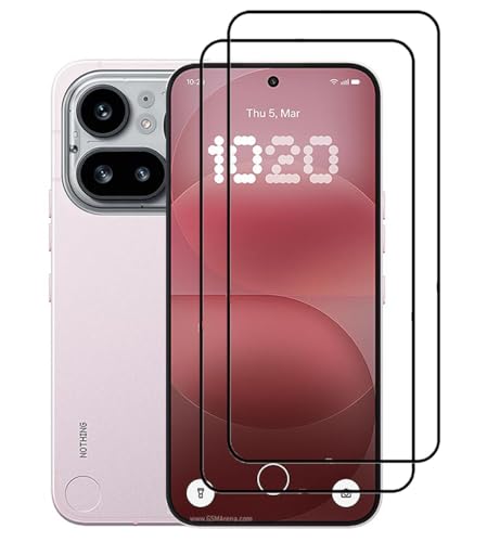 Image of FabeKee Premium Tempered Glass Screen Protector Guard For Nothing Phone 4a Pro 5G (6.83 Inch, Pack of 2) | Edge to Edge Coverage With Easy to installation kit
