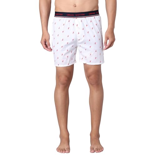 Image of Urban Scottish Men's Boxer Pants 100% Cotton Material with A Stylish Print Soft and Stretchy Elastic Waist Band Dynamic Movement and Hardwearing Stitching Breathable with A Gentle Snug Fit