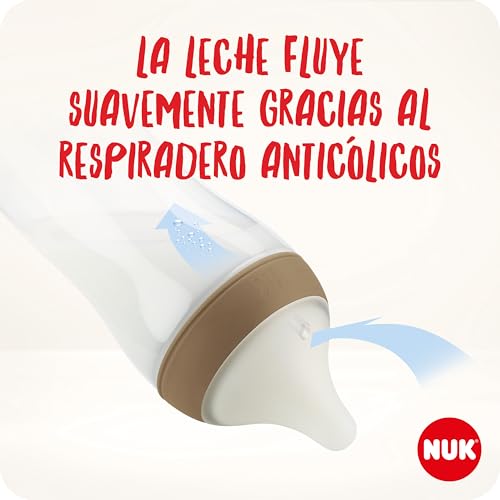 Set de comida completo Perfect Match de NUK | +6 meses | Esterilizador Vario Express, 4 biberones, calientabiberones, escobilla para biberón y más | Arcoíris | 8 uds - imagen 5