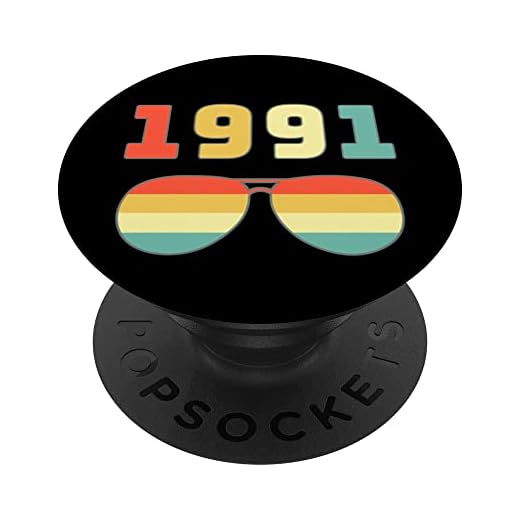 Born In 1991 Edición Limitada 1991 Cumpleaños Pop Socket 1991 PopSockets PopGrip Intercambiable