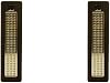 Rolson 61770 72 LED Inspection Lamp, Black Single Pack of 2