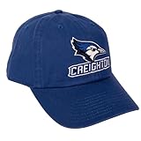 Desert Cactus Creighton University Baseball Hat CU Bluejays Brimmed Embroidered Cap Adjustable Cloth Strap Adult (Style B)