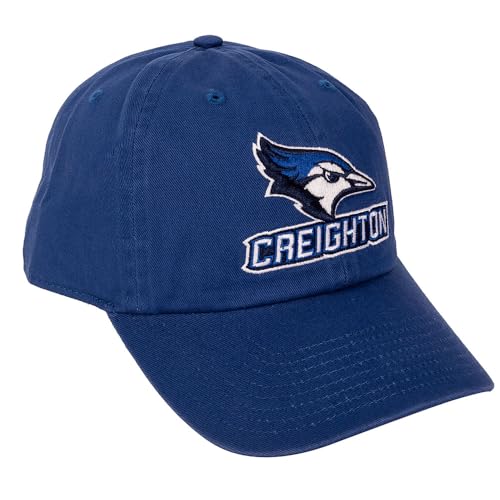 Desert Cactus Creighton University Baseball Hat CU Bluejays Brimmed Embroidered Cap Adjustable Cloth Strap Adult (Style B)
