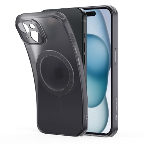 ESR for iPhone 15 Case, Compatible with MagSafe, Military-Grade Protection, Resists Yellowing and Scratches, Magnetic Phone Case for iPhone 15, Zero Series, Frosted Black by ESR - Used condition - US$5.26