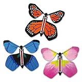 Set de 3 mariposas voladoras para guardar dentro de cartas o libros.