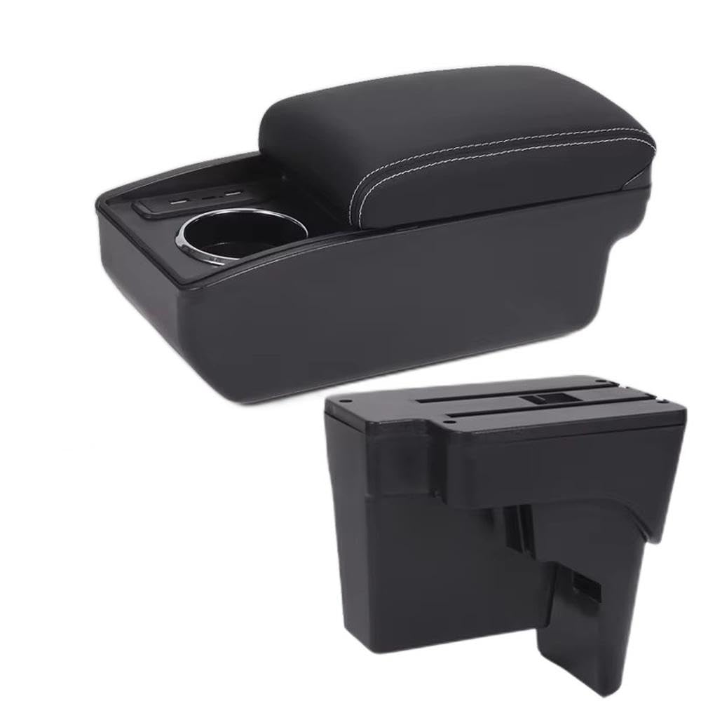 Fsozdbbpl B3 Black White 6Usb For Kia K3 Bl7 2022-2026 Car Armrest Box Retrofit Parts Interior Storage Box Interior Parts