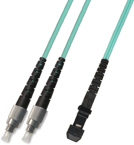 50M - 10 Gigabit (10Gb) OM3 Duplex Fiber Optic Cable (50/125) - FC to MTRJ