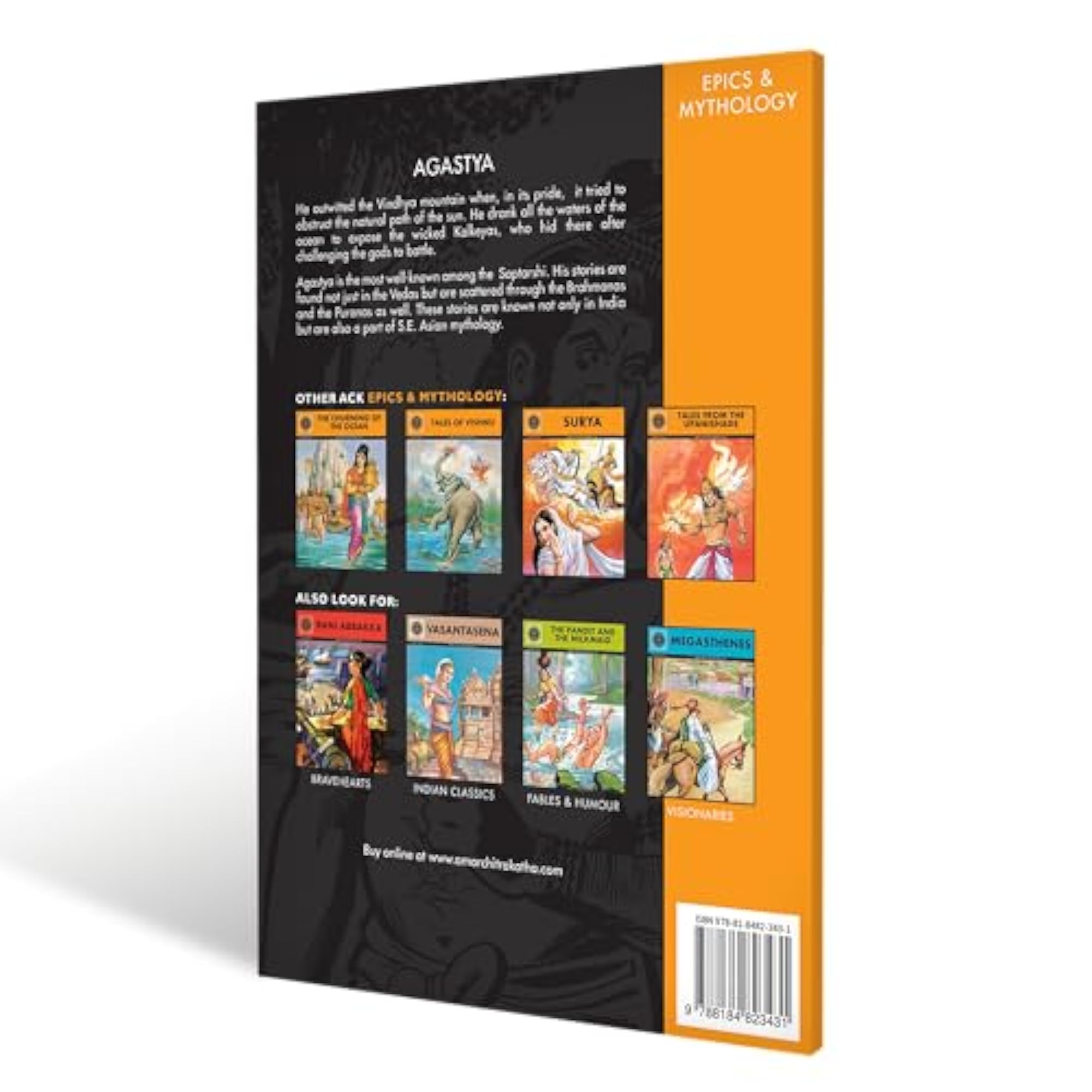 Agastya: Indian Mythology and Folktales Illustrated Comic Book