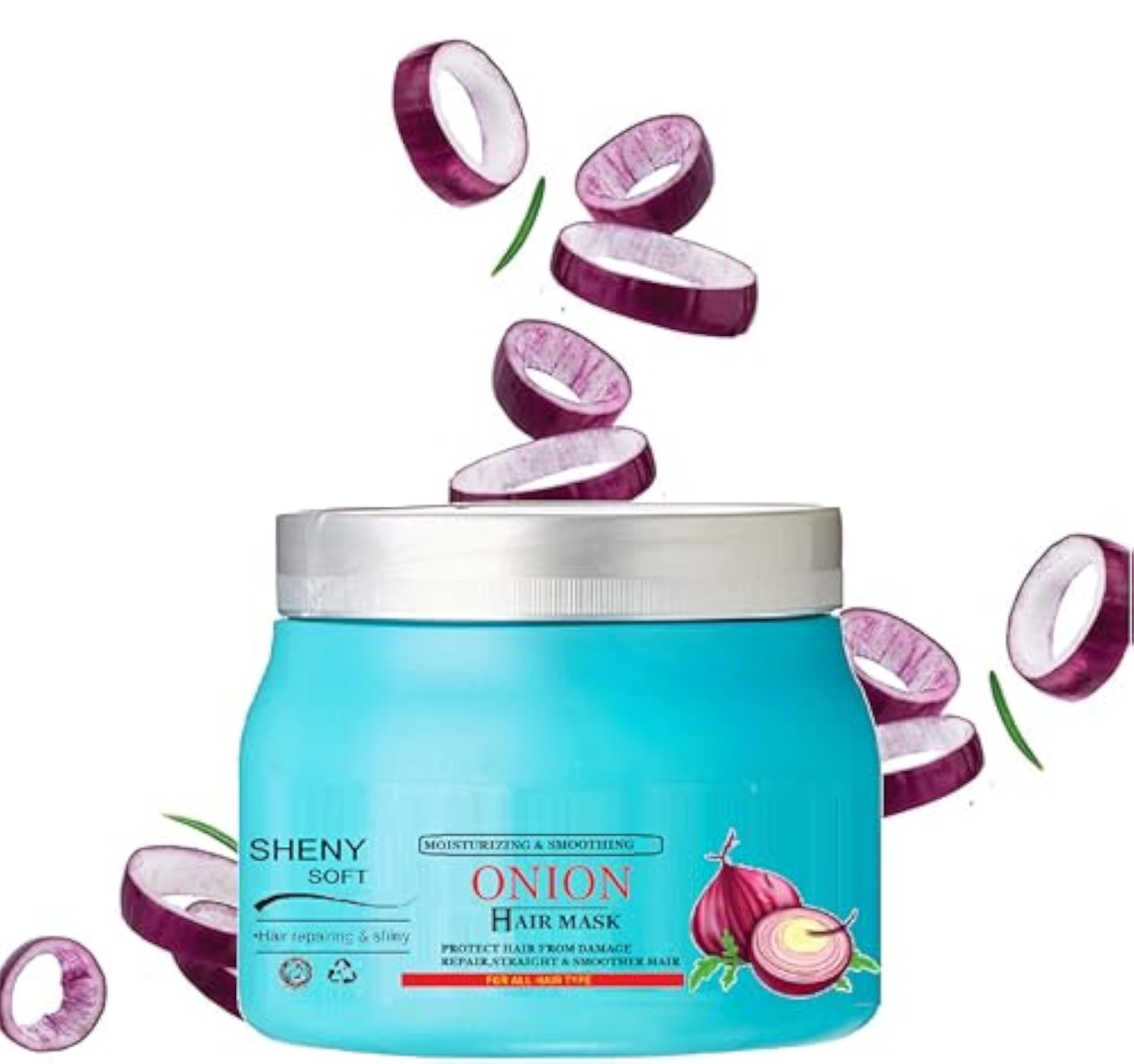 Onion Hair Mask with Keratin for Hair Growth, 200g