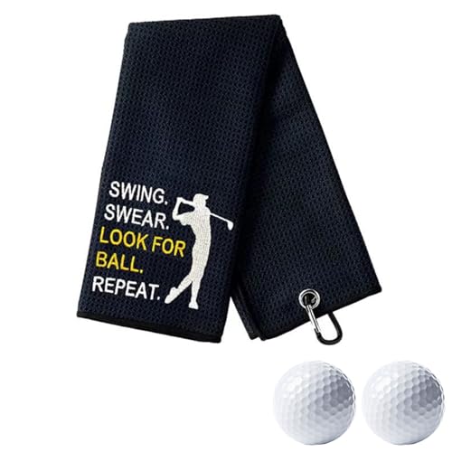 XWYDZ Golf Towel with Clip | Absorbent Microfiber Golf Towel
