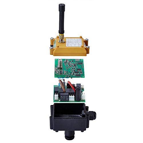 Industrial Wireless Remote Control F21-2D Ac/Dc 65V-440V (1 Transmitter + 1 Receiver) Hoist Crane With Double Speed Button #TOP5