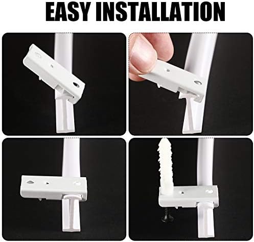 5 Meters Bendable Ceiling Curved Curtain Track Flexible Ceiling Curtain Mount Soft Windows Curved Track for Curtain Rail with Track Curtain System Bed Curtains Room Divider, Ceiling Track