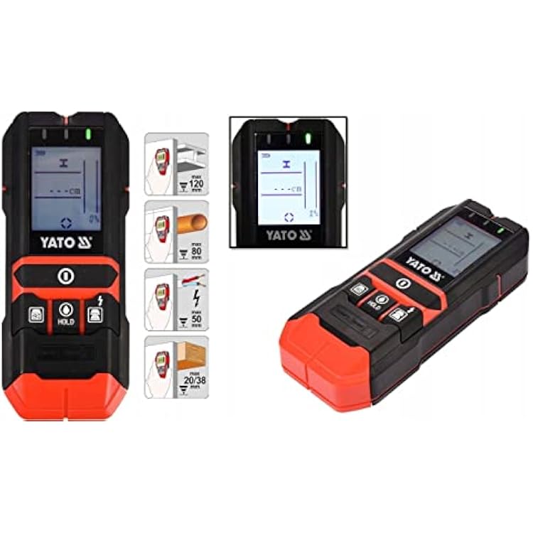 Yato DIG Detector with Moisture Test 4-in-1