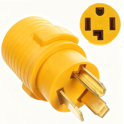 3 Prong to 4 Prong Dryer Plug Adapter NEMA 10-30P to14-30R