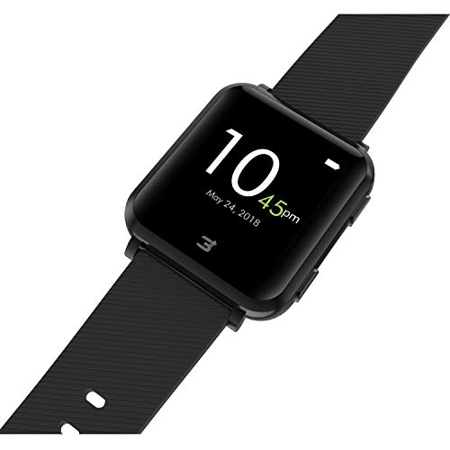 3Plus 3PL-VIBEPLUS-BK Vibe+ Smartwatch, Black - Thumbnail 4