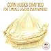Corn Husks For Tamales 1 LB (16oz) - Natural and Premium Dried Corn Husk Tamale Wrappers | Perfect Hojas Para Tamal for Authentic, Flavorful Tamales | By Amazing Chiles and Spices