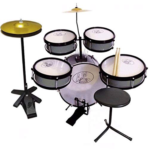 BATERIA INFANTIL ROCK BABY AM2 PRATA COM CHIMBAL