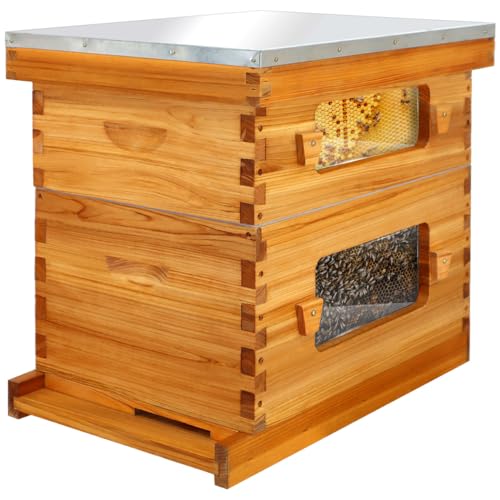 Honey Lake 8-Frame Beehive Starter Kit with Frames